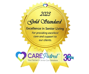 devonhouse community receiving gold standard award from care patrol